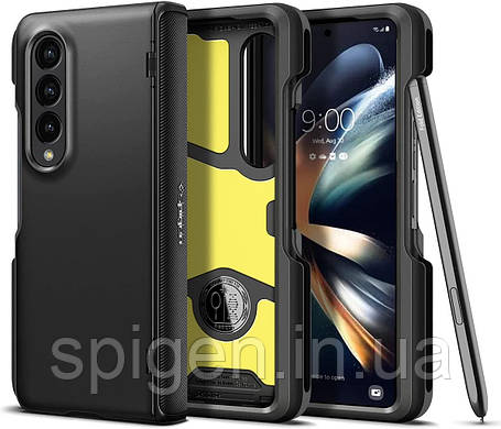 Чехол Spigen для Samsung Galaxy Z Fold 4 - Slim Armor Pro Pencil Edition, Black (ACS05186), фото 1