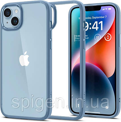 Чохол Spigen для iPhone 14 - Ultra Hybrid, Sierra Blue (ACS05580), фото 1