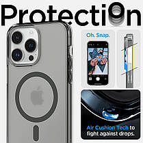 Чохол Spigen для iPhone 14 Pro - Ultra Hybrid MagSafe, Frost Black (ACS05586), фото 3