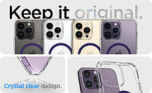 Чохол Spigen для iPhone 14 Pro Max - Ultra Hybrid MagSafe, Deep Purple (ACS05581), фото 6