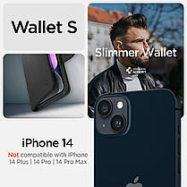 Книга - Чохол Spigen для iPhone 14 Wallet S, Classic Black (ACS05421), фото 3