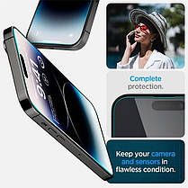 Захисне скло Spigen для iPhone 14 Pro (1шт) GLAS.tR Slim HD, Clear (AGL05222), фото 5