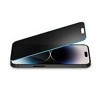 Захисне скло Spigen для iPhone 14 Pro Max - (Антишпигун) GLAS.tR Slim ™ Privacy (AGL05211), фото 3
