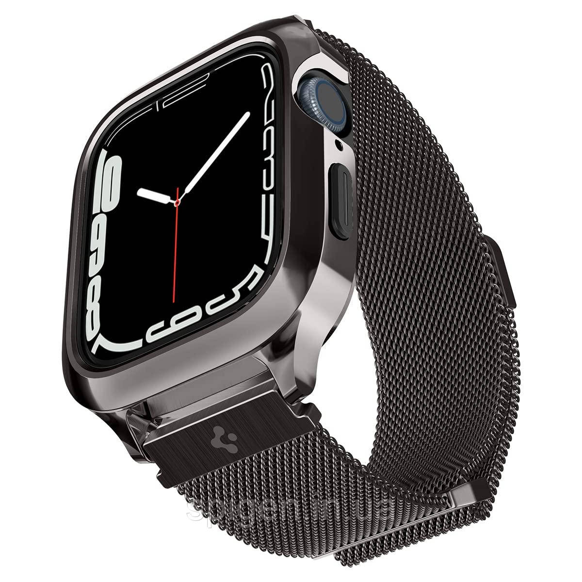 Чохол та ремінець Spigen Metal Fit Pro для Apple Watch (44 / 45 mm), (Ушкоджена упаковка) Graphite (ACS04585)