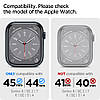 Чохол та ремінець Spigen Metal Fit Pro для Apple Watch (44 / 45 mm), (Ушкоджена упаковка) Graphite (ACS04585), фото 7