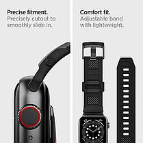Ремінець Spigen для Apple Watch (41/40/38mm) Rugged Band, Matte Black (AMP02855), фото 4
