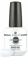 Base Gel Atica Milk Sparkling White (soak off) 15ml
