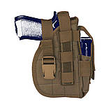 Кобура для пістолета Camo MOLLE COYOTE KB-MGH-CY, фото 3