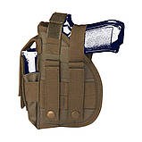 Кобура для пістолета Camo MOLLE COYOTE KB-MGH-CY, фото 4