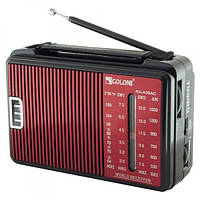 Радиоприёмник всеволновой GOLON RX-A08AC, SL, Хорошее качество, муз портативная колонка с usb, Мини