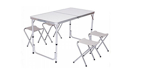 Комплект мебели Xiomі  стол + 4 стула PS1616S 120х60 см