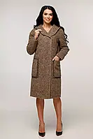 Жіноче пальто демісезонне з капюшоном