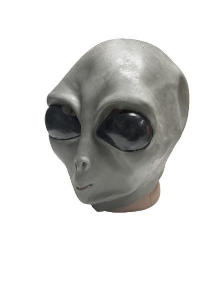 Маска НЛО ABC Ilussion латекс інопланетянин прибулець сіра