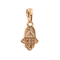 Підвіска лимонна позолота "Хамса" (Медичне золото)