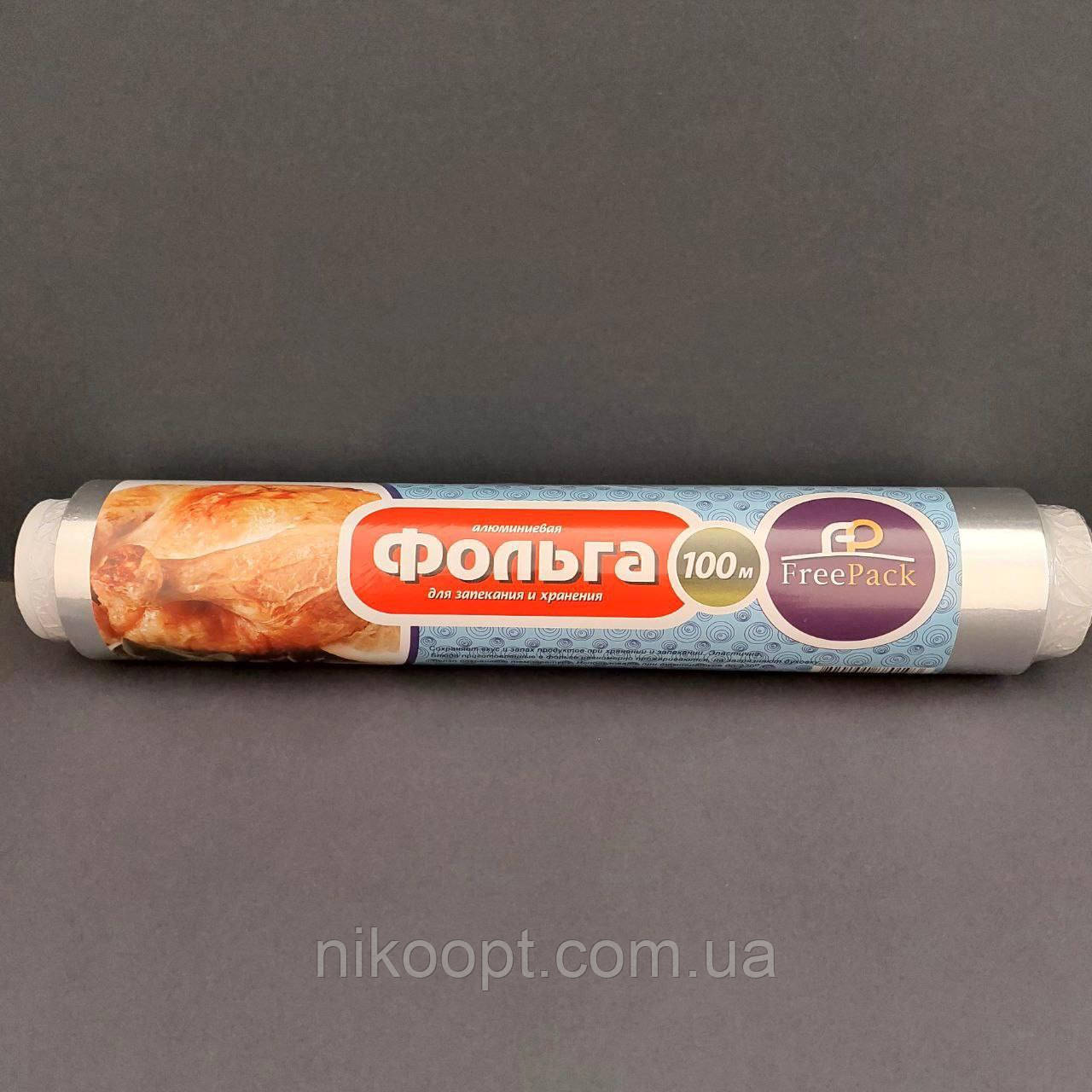 Купить Фольга алюминиевая 100 метров в рулоне, ширина 28 см, плотность ...