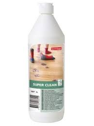 SUPER CLEAN 1л - Засіб для чищення, що не містить воску догляду за дерев'яними підлогами під лаками Synteko