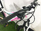 Велосипед гірський підлітковий Crosser Sweet 24″ рама 14" Біло-рожевий, фото 6
