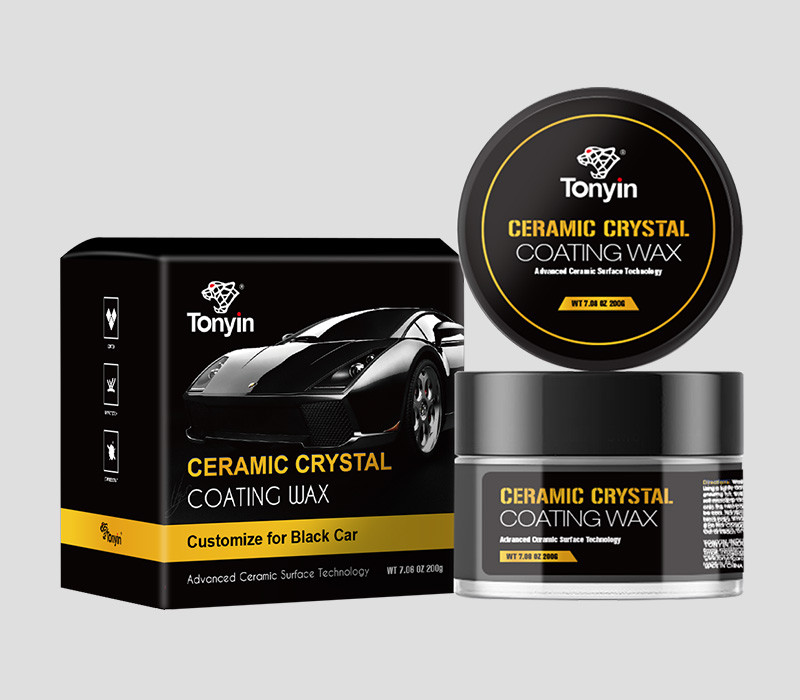 Твердий віск для чорного авто - Tonyin Ceramic Black Wax 200г.