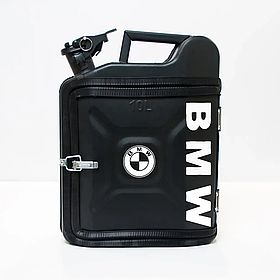 Каністра-бар подарунковий набір водієві для алкоголю на 10 л. з принтом "BMW"