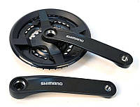 Шатуны для велосипеда Shimano Tourney (42-34-24), L-170 мм. 6-7-8 скоростей