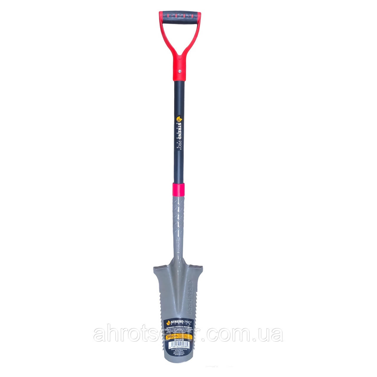 Лопата штикова Strend Pro Priemium ErgoBULL 1150 мм з склопластиковою ручкою (2110372) Словаччина