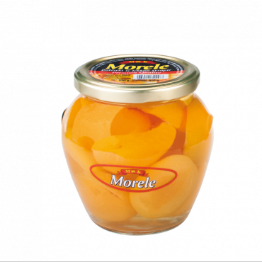 Абрикос консервований у сиропі половинками МК Morele (Польща), 530 г, у склі