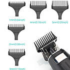 Машинка для стрижки волосся V-192, з USB / Бездротовий акумуляторний триммер для стрижки + 5 насадок, фото 7