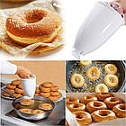 Дозатор форма для приготування пончиків Donut Maker / Ручний дозатор для пончиків / Шприц для пончиків, фото 4