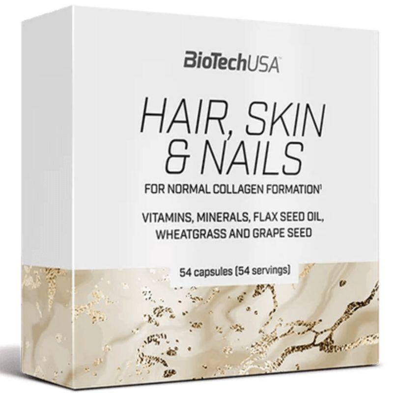 Комплекс для шкіри, волосся та нігтів Biotech Hair, Skin & Nails 54 caps