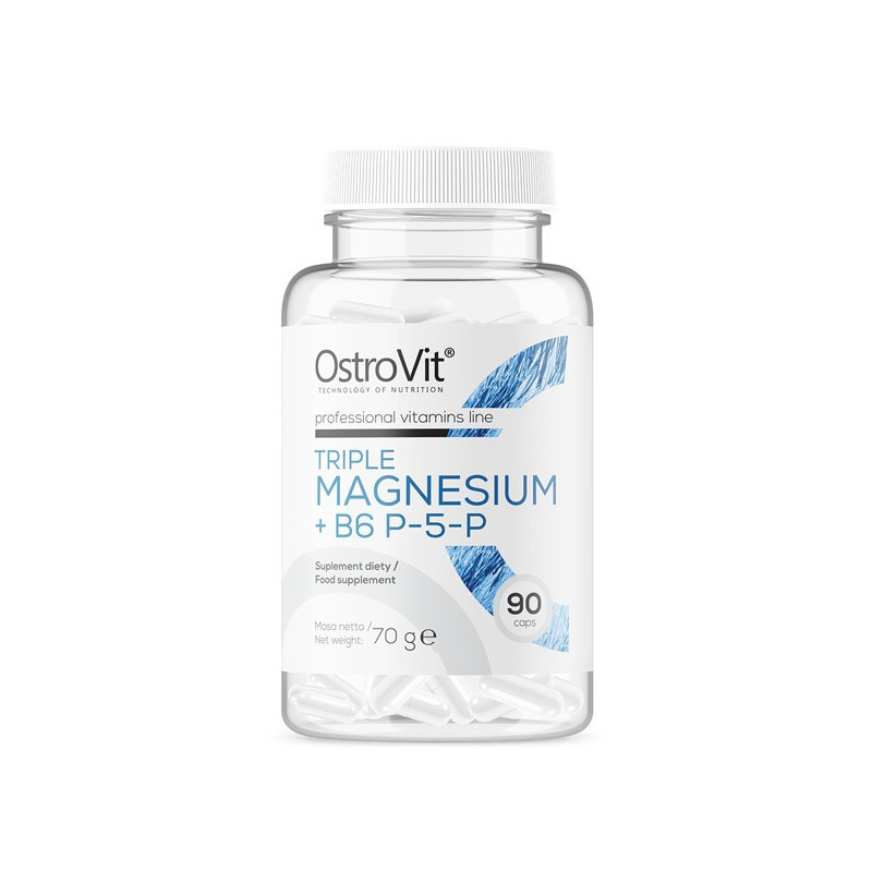 Три форми магнію + B6 P-5-P OstroVit Triple Magnesium + B6 P-5-P 90 caps