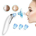 Вакуумний очищувач пор для обличчя Derma Suction / Пристрій від чорних точок / Прилад для чищення обличчя, фото 2