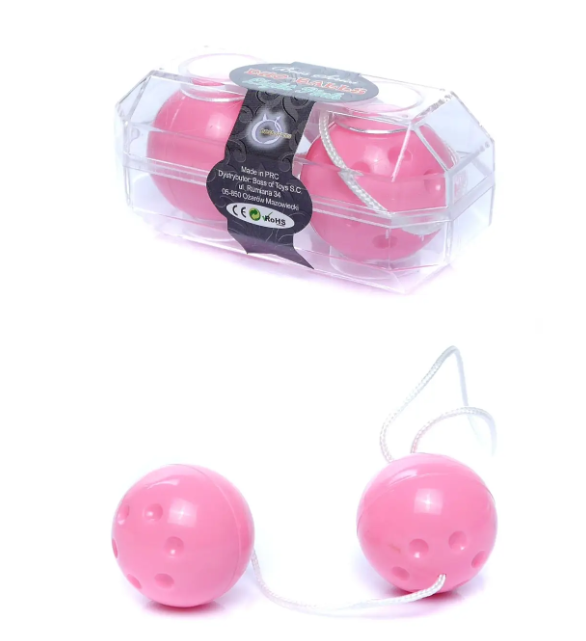 Вагінальні кульки Duo balls Light Pink, фото 1