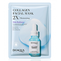 Тканевая маска для лица Bioaqua Collagen 2x Moisturizing Facial Mask, с коллагеном