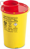 PBS контейнер для сбора игл и медицинских отходов 2 л (с PP, круглый)
