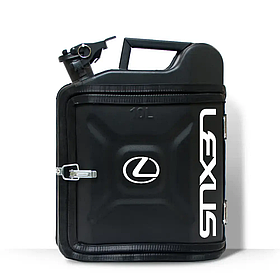 Каністра-бар хендмейд подарунок чоловікові на 10 л. з принтом "Lexus"