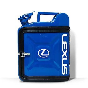 Каністра-бар хендмейд подарунок чоловікові на 10 л. з принтом "Lexus"