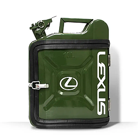 Каністра-бар хендмейд подарунок чоловікові на 10 л. з принтом "Lexus"