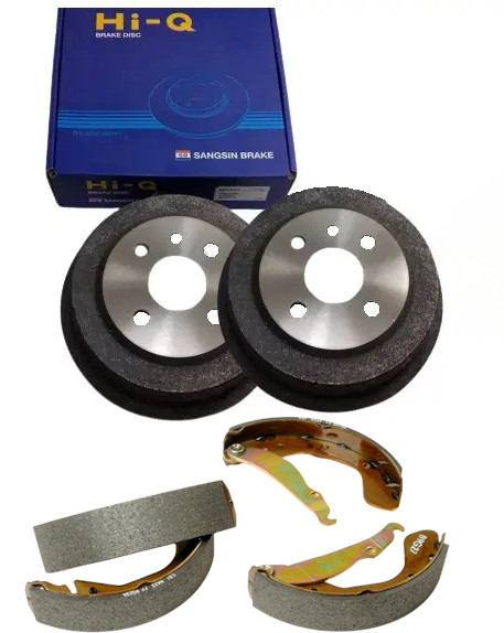 Купить Барабаны тормозные задние с абс + колодки (пара) Ланос 1.6 ...