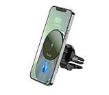 Автомобільний магнітний тримач HOCO CA91 з бездротовою зарядкою MagSafe 5W-15W, фото 2