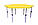 Стіл обідній дитячий шестигранний 1180*1020 для початкової школи регульований по висоті 3-5 р.гр., фото 7