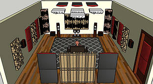 Акустичне планування приміщення з панелями Vicoustic