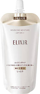Shiseido Elixir Bouncing Moisture Lotion II зволожуючий, антивіковий ліфтинг-лосьйон, що вирівнює тон, поповнення 150 мл