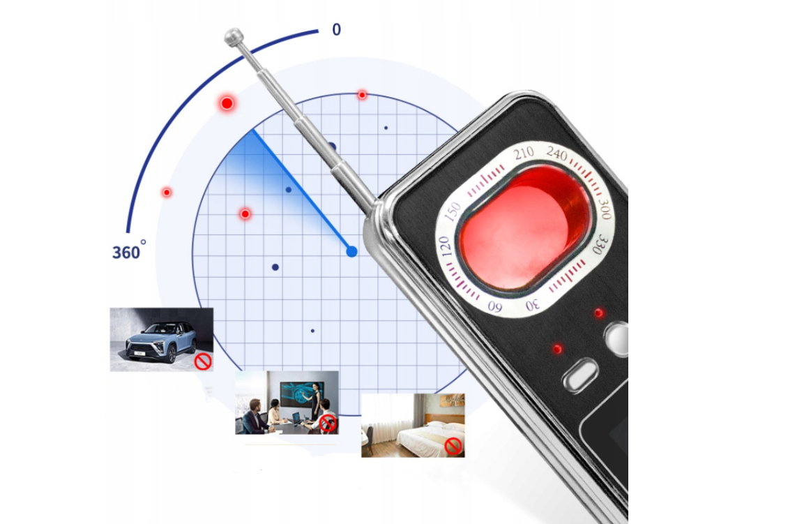 GPS локатор MK800 для камер прослуховування Детектор прослуховування камери-локатора