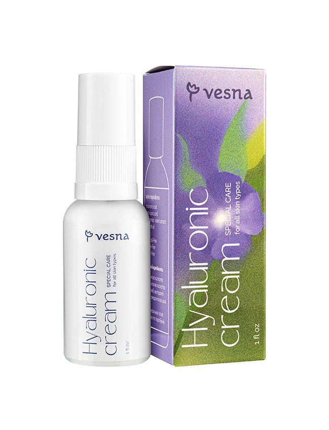 VESNA Крем з гіалуроновою кислотою для обличчя 30+, 30 ml