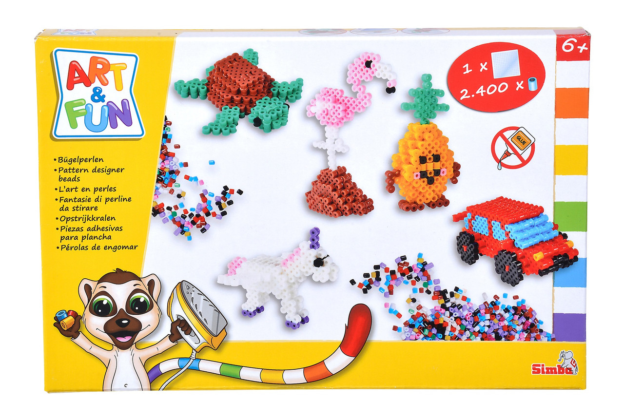 Термомозаїка 3D Simba Toys 2400 елементів 1 трафарет 5 інструкцій (6376030)