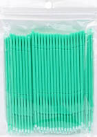 Мікробраш для нарощування вій AVADONA зелений 100 шт