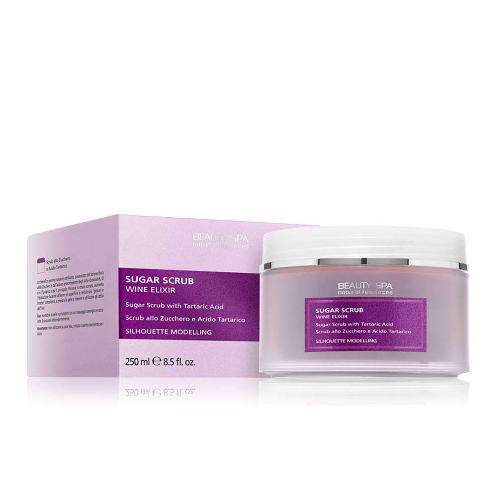 Beauty Spa Кислотний скраб ВИННИЙ ПІЛІНГ рH 3,5 для обличчя та тіла BEAUTY SPA SUGAR SCRUB, 250 мл, фото 1