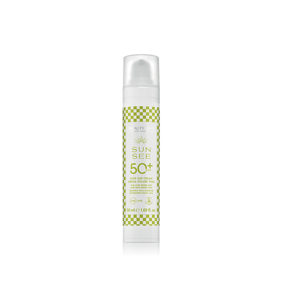 Beauty Spa Сонцезахисний 123 САН СІ АНТИАКНЕ SPF 50 для жирної та комбінованої шкіри обличчя BEAUTY SPA SUN