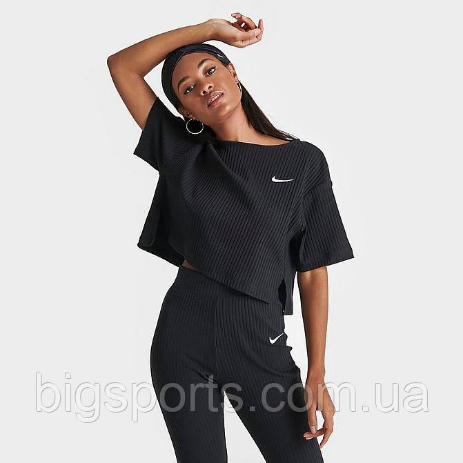 Футболка жінок. Nike W NSW RIB JRSY SS TOP (арт. DV7870-010)