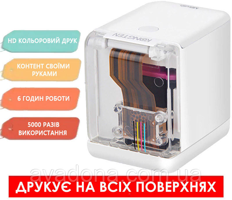 Принтер струйный MBrush для печати тату на теле, на кофе или на любой другой поверхности - фото 4 - id-p1804533388